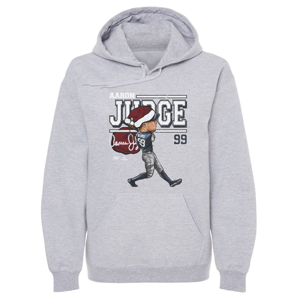 Aaron Judge New York Y Cartoon Santa Hat WHT