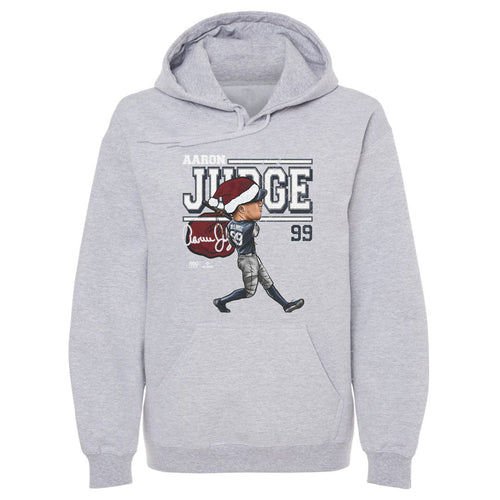 Aaron Judge New York Y Cartoon Santa Hat WHT