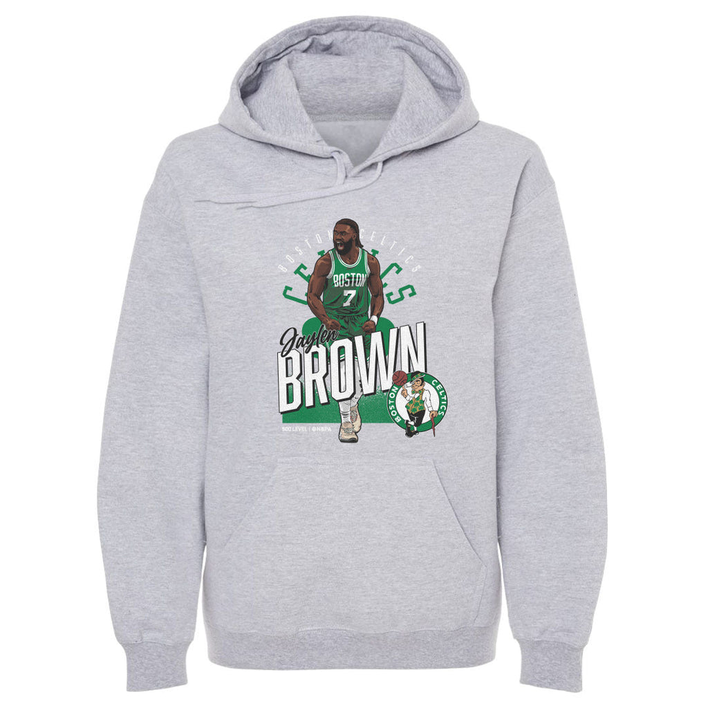 Jaylen Brown Boston Celtics Shield WHT