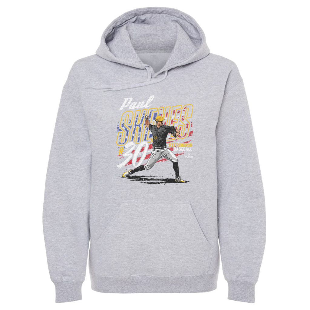 Paul Skenes Pittsburgh American Flag WHT