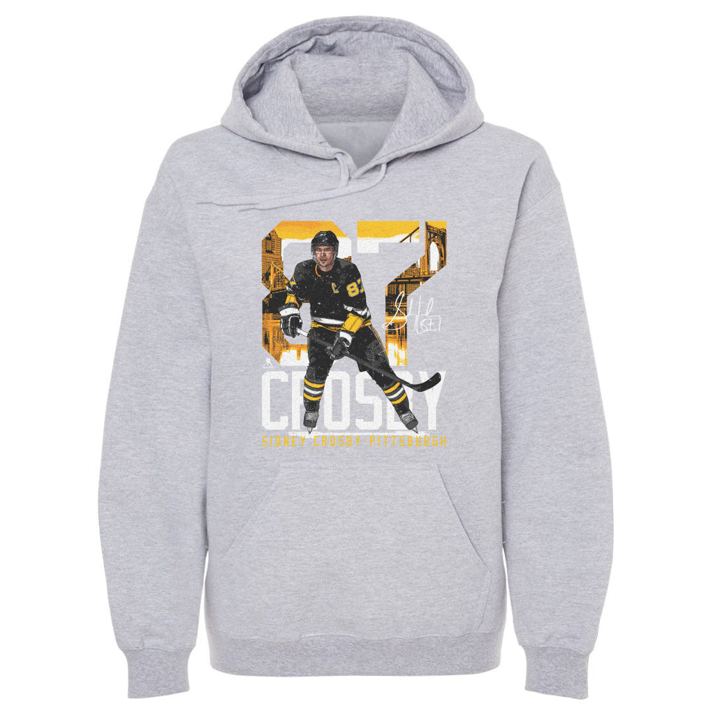Sidney Crosby Pittsburgh Landmark WHT