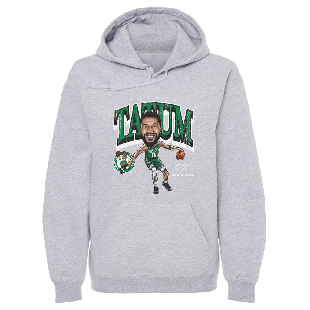 Jayson Tatum Boston Celtics Cartoon WHT