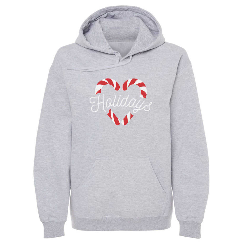 Christmas Candy Cane Heart WHT