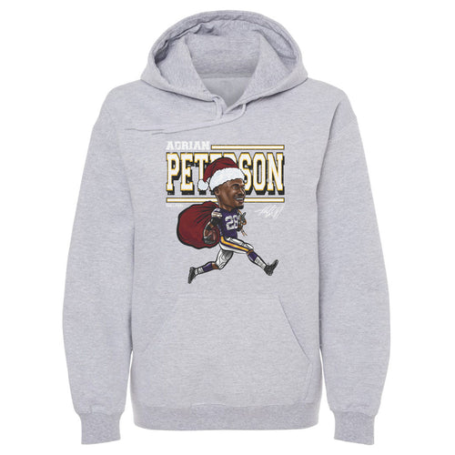 Adrian Peterson Minnesota Cartoon Santa Hat WHT
