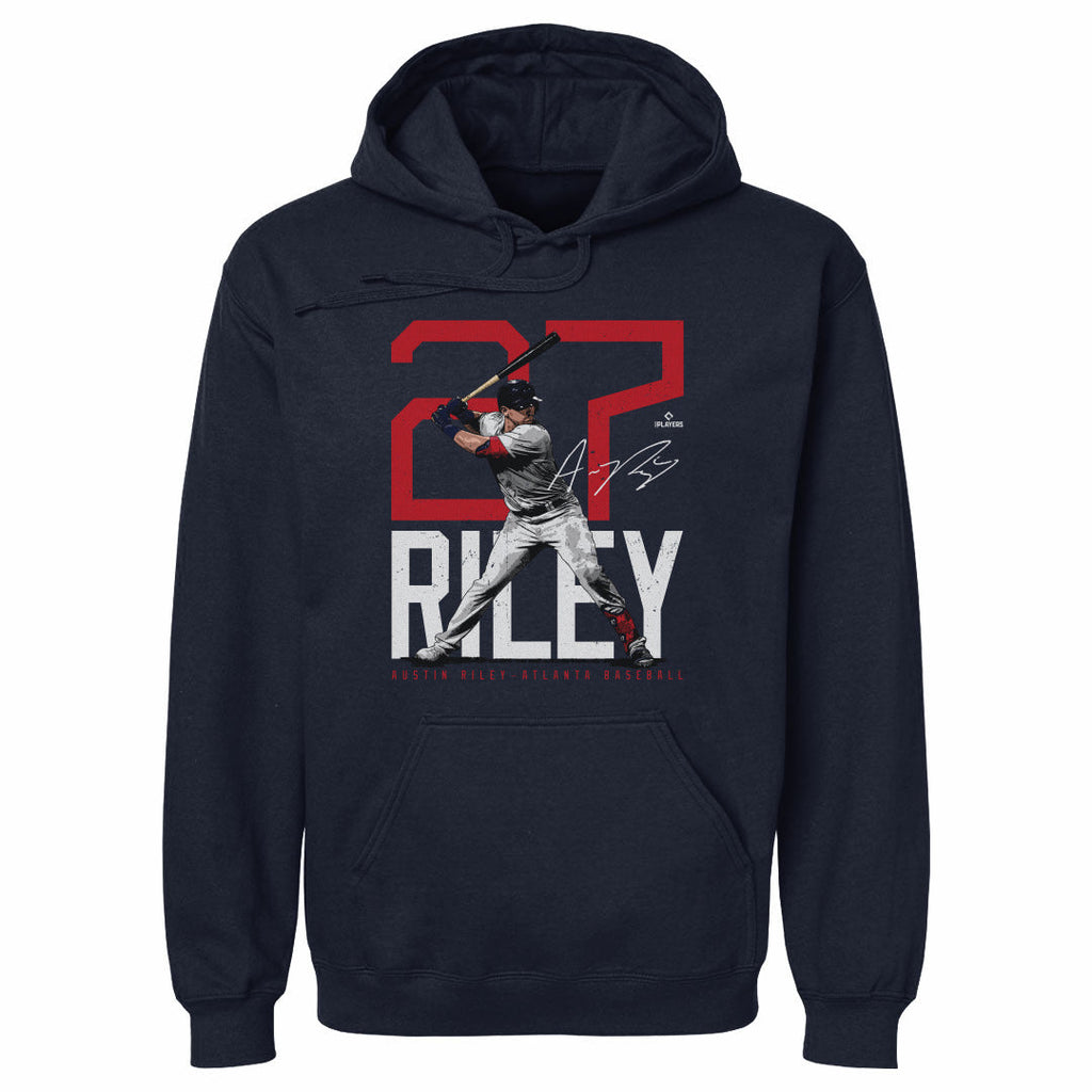 Austin Riley Atlanta Bold Number WHT