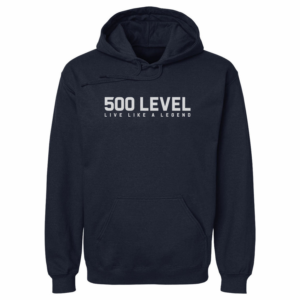 500 LEVEL Wordmark WHT