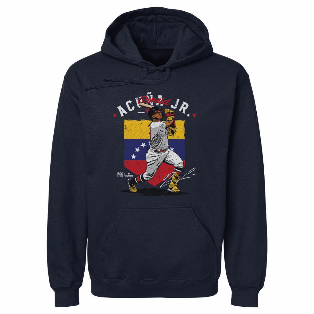 Ronald Acuna Jr. Atlanta Country Flag WHT