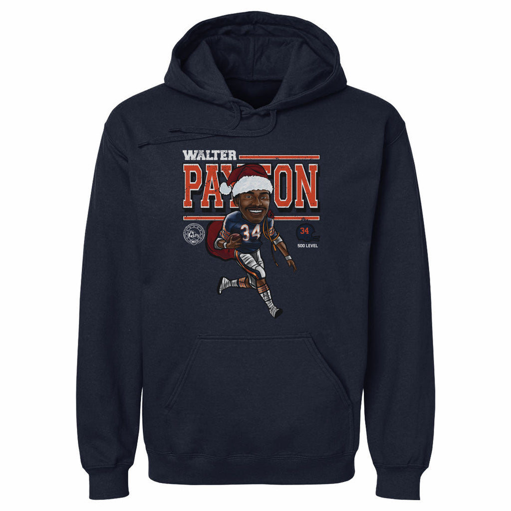 Walter Payton Chicago Cartoon Santa Hat WHT
