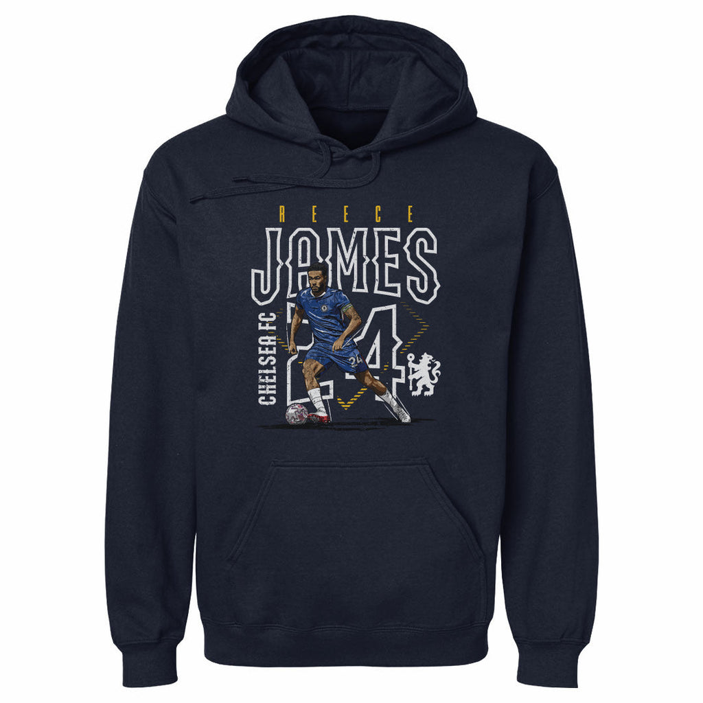 Reece James Chelsea FC Outline Number WHT