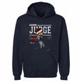 Aaron Judge New York Y Cartoon Santa Hat WHT