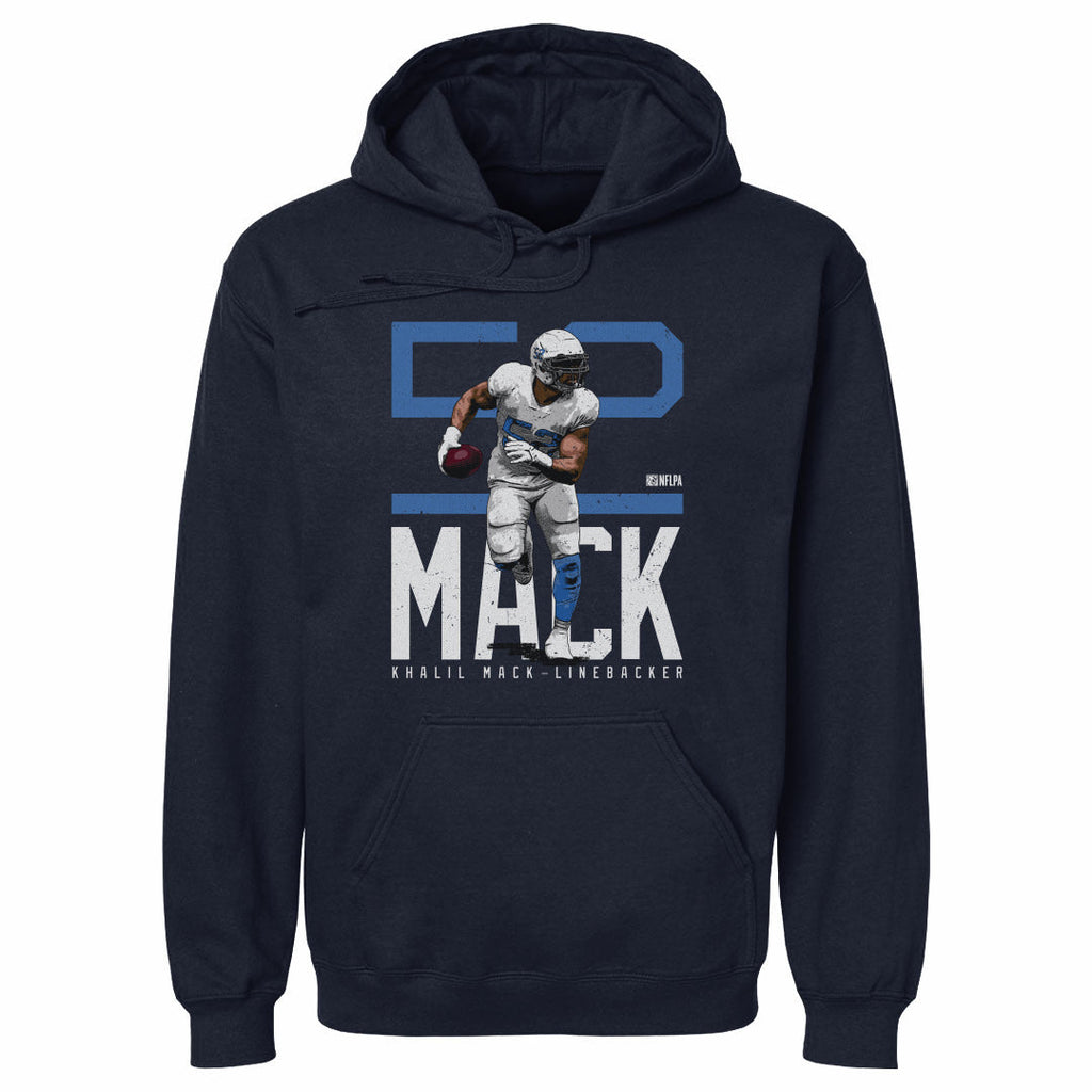 Khalil Mack Los Angeles C Bold Number WHT