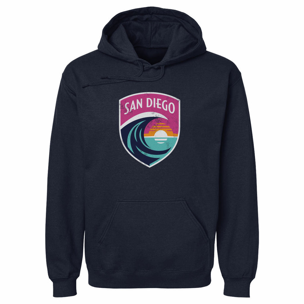 San Diego Wave FC Vintage Primary Logo WHT