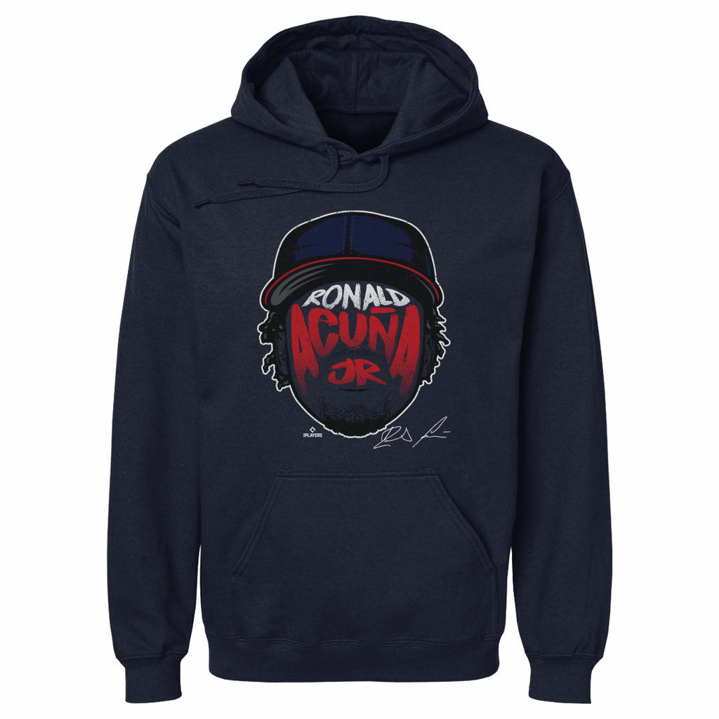 Ronald Acuna Jr. Player Silhouette WHT