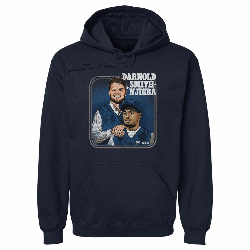 Sam Darnold & Jaxon Smith-Njigba Seattle Step Brothers WHT