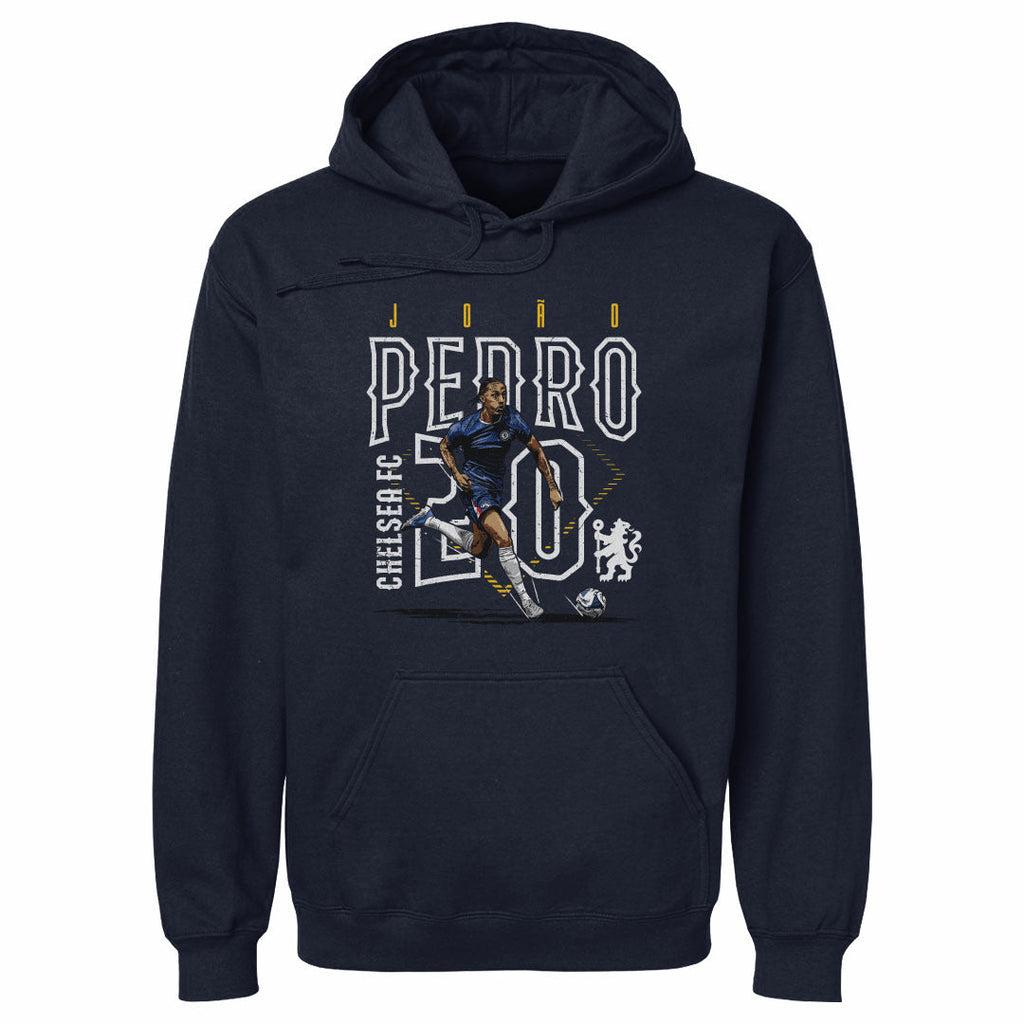 Joao Pedro Chelsea FC Outline Number WHT