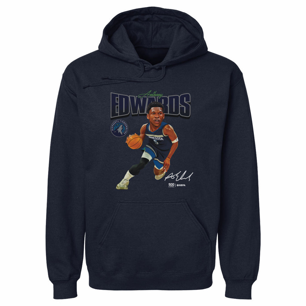 Anthony Edwards Minnesota Timberwolves Caricature WHT