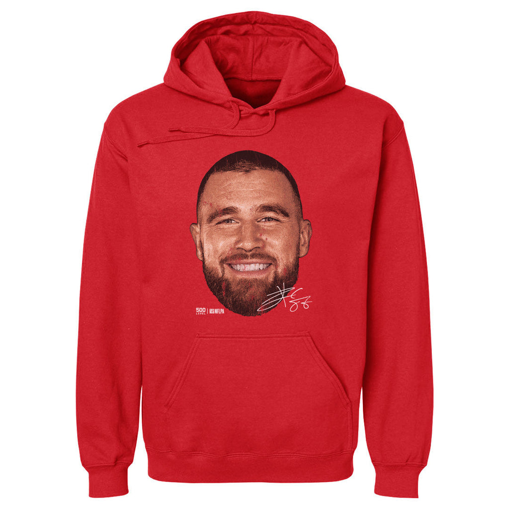 Travis Kelce Kansas City Vintage Head WHT