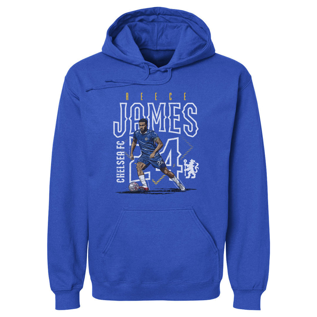 Reece James Chelsea FC Outline Number WHT