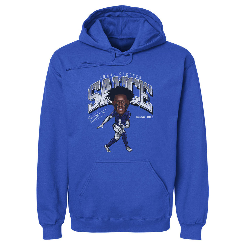 Sauce Gardner Indianapolis Cartoon WHT