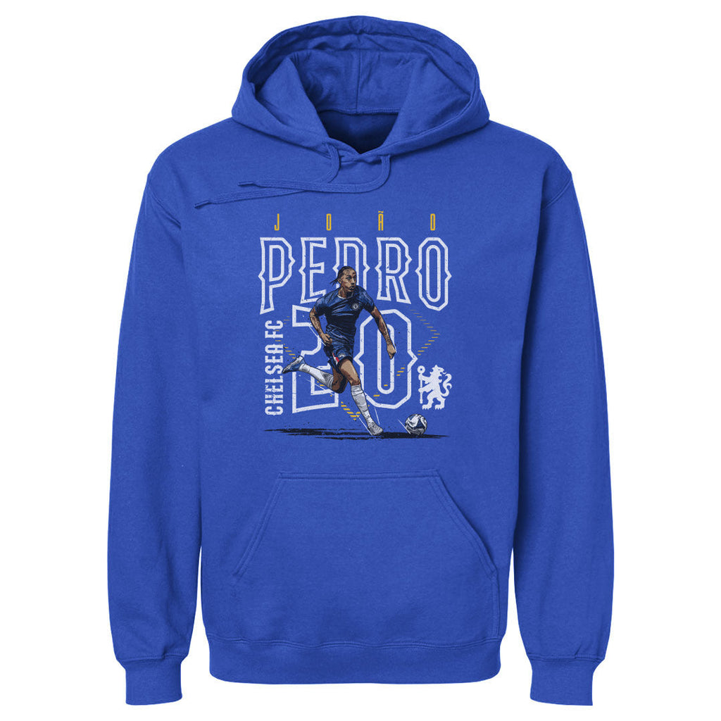 Joao Pedro Chelsea FC Outline Number WHT