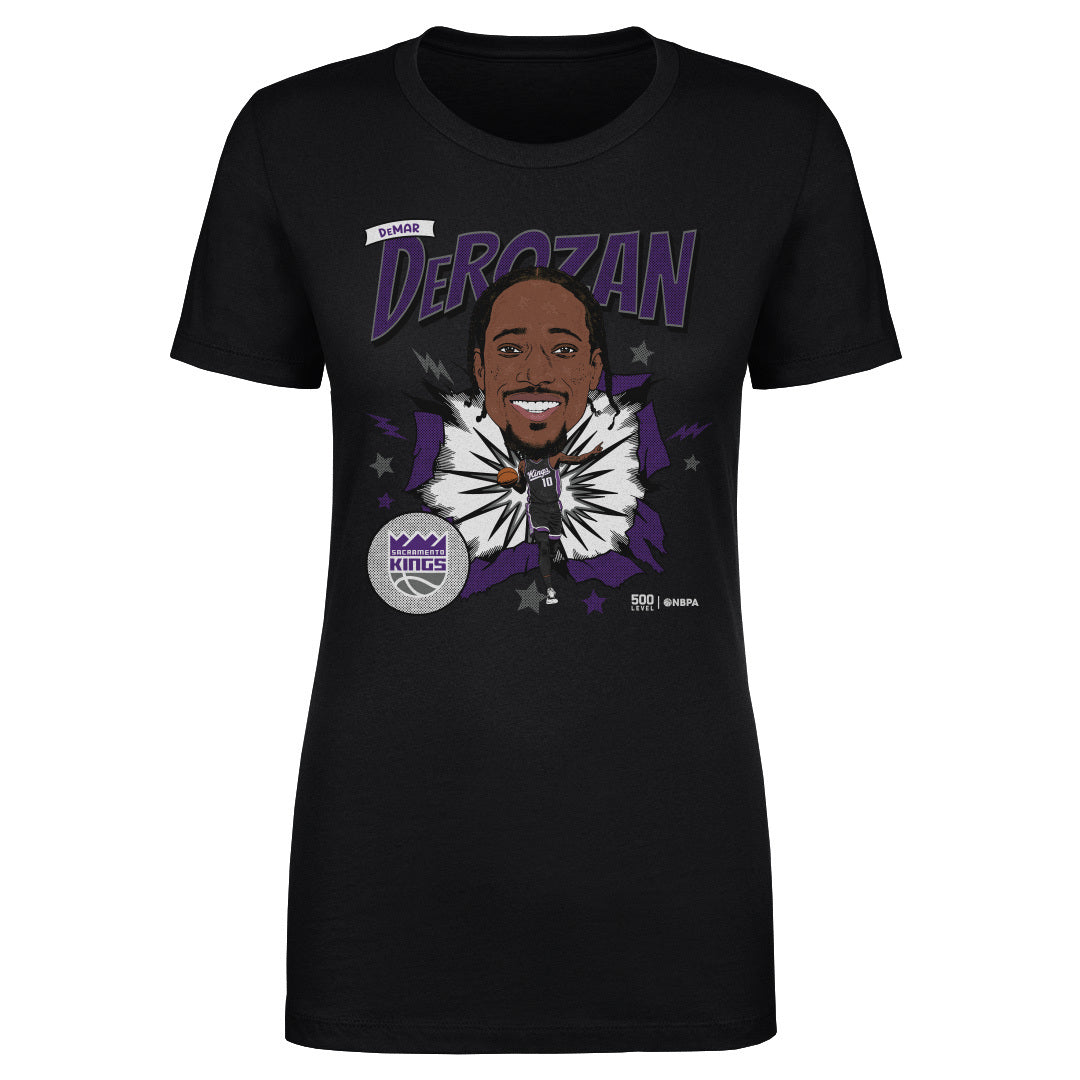 DeMar DeRozan Sacramento Kings Caricature WHT