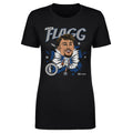 Cooper Flagg Dallas Mavericks Caricature WHT