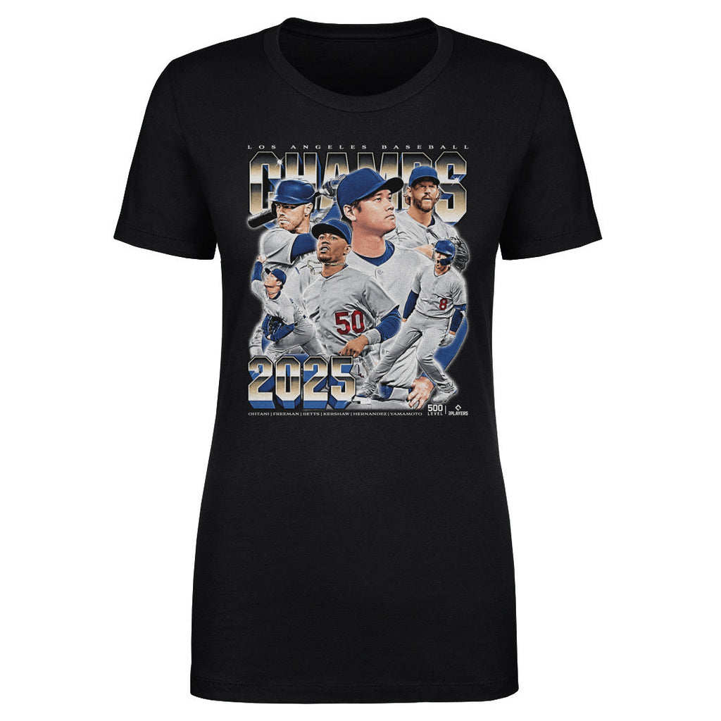 Los Angeles D Baseball 2025 Champs Vintage WHT