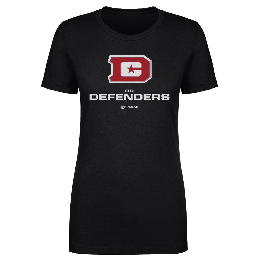 DC Defenders Primary Logo WHT