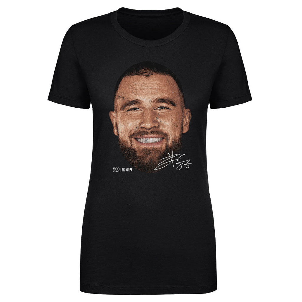 Travis Kelce Kansas City Vintage Head WHT