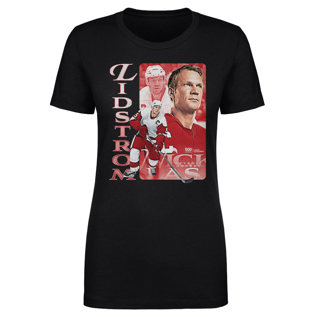 Nicklas Lidstrom Detroit Vintage WHT