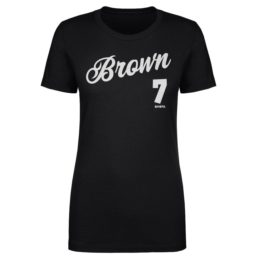 Jaylen Brown Boston Script WHT