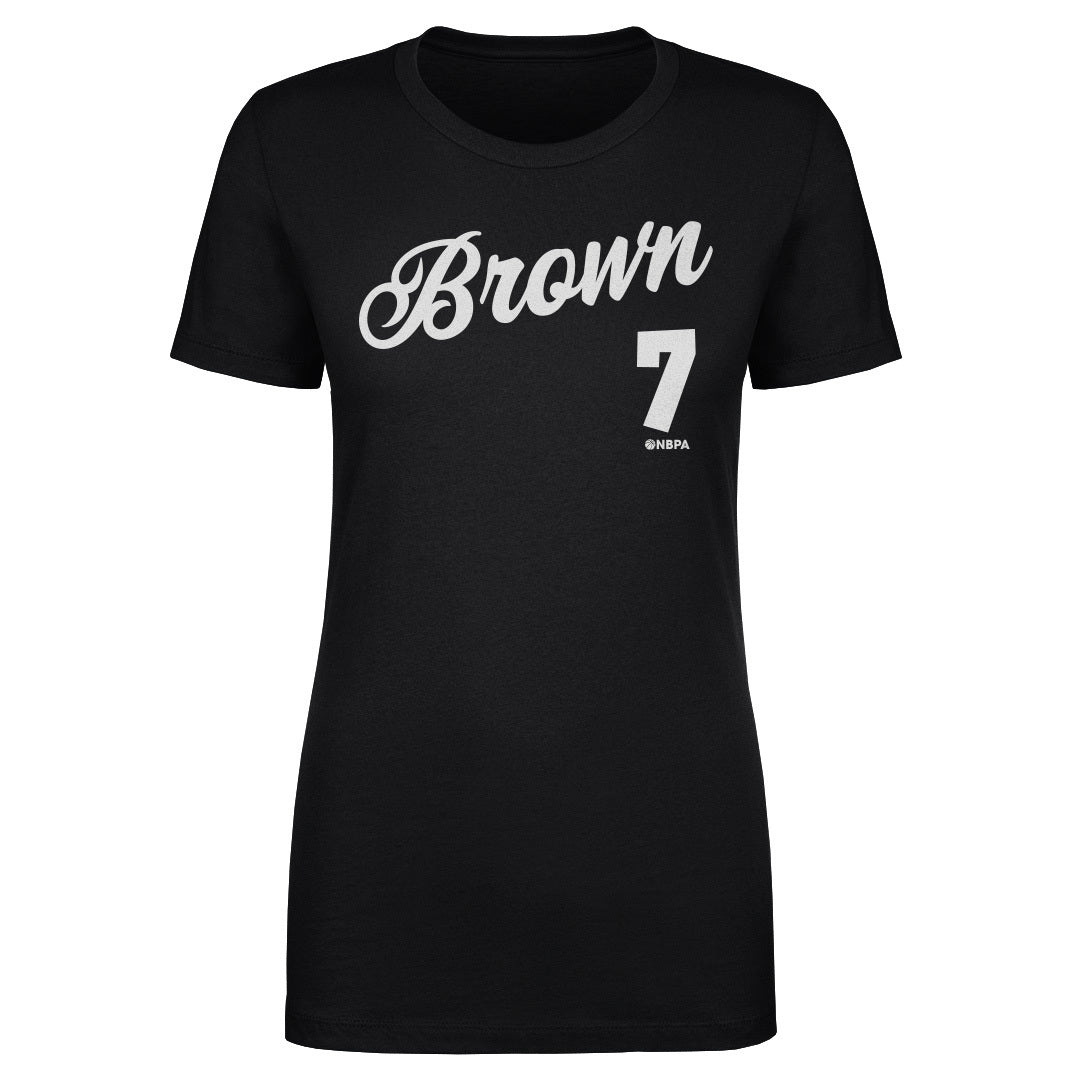 Jaylen Brown Boston Script WHT