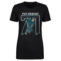 Macklin Celebrini San Jose Number Outline WHT