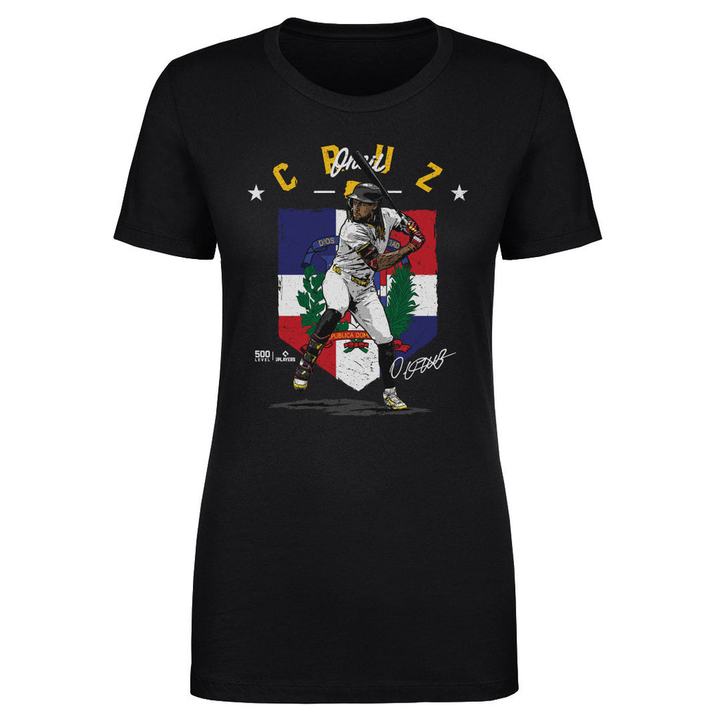 Oneil Cruz Pittsburgh Country Flag WHT