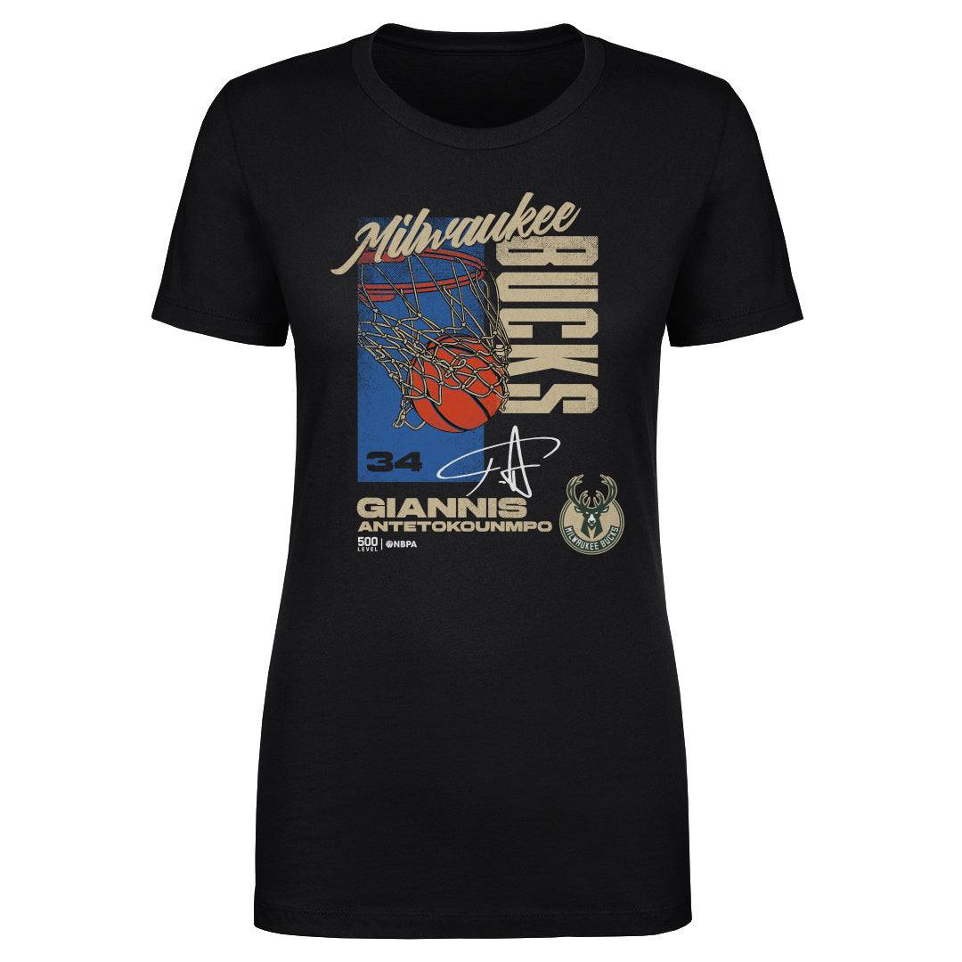 Giannis Antetokounmpo Milwaukee Bucks All Net WHT