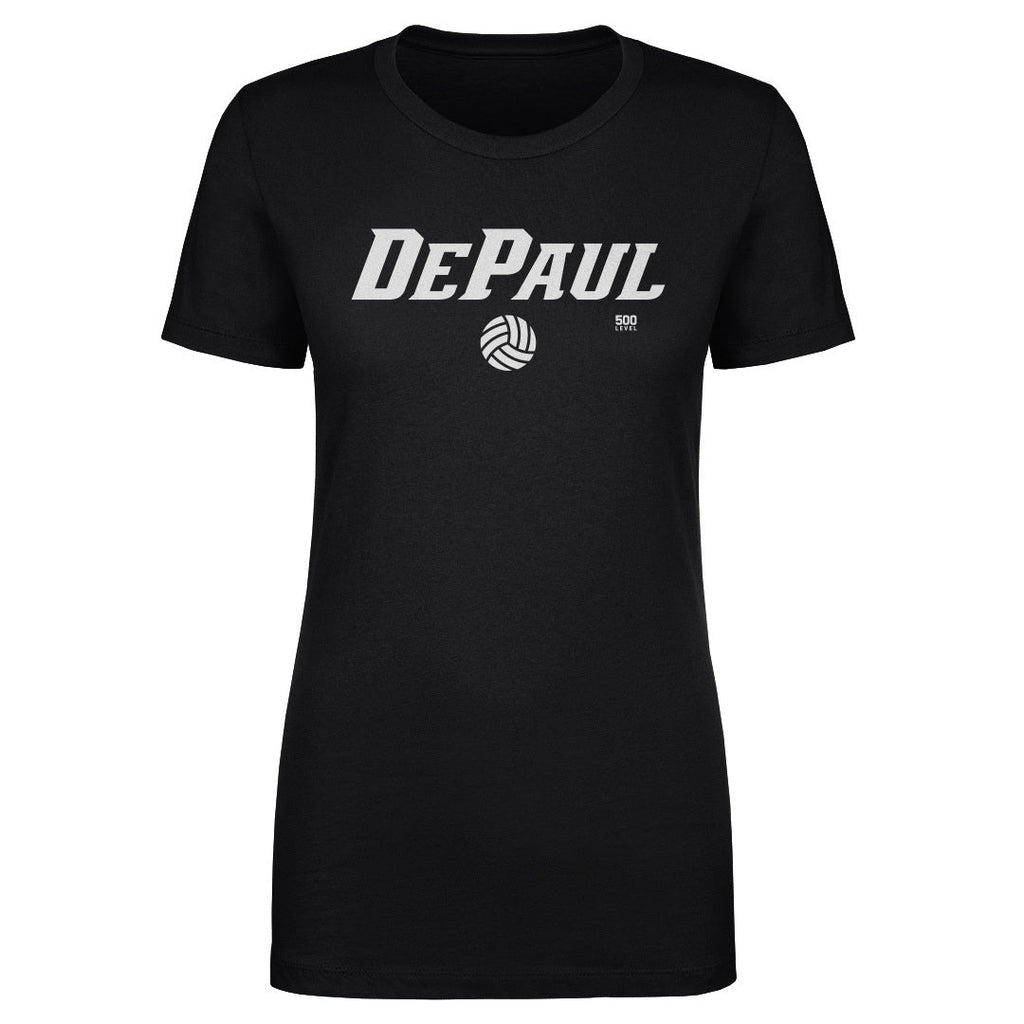 DePaul Blue Demons Volleyball Minimalist WHT