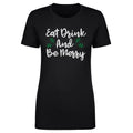 Christmas Eat Drink And Be Merry WHT