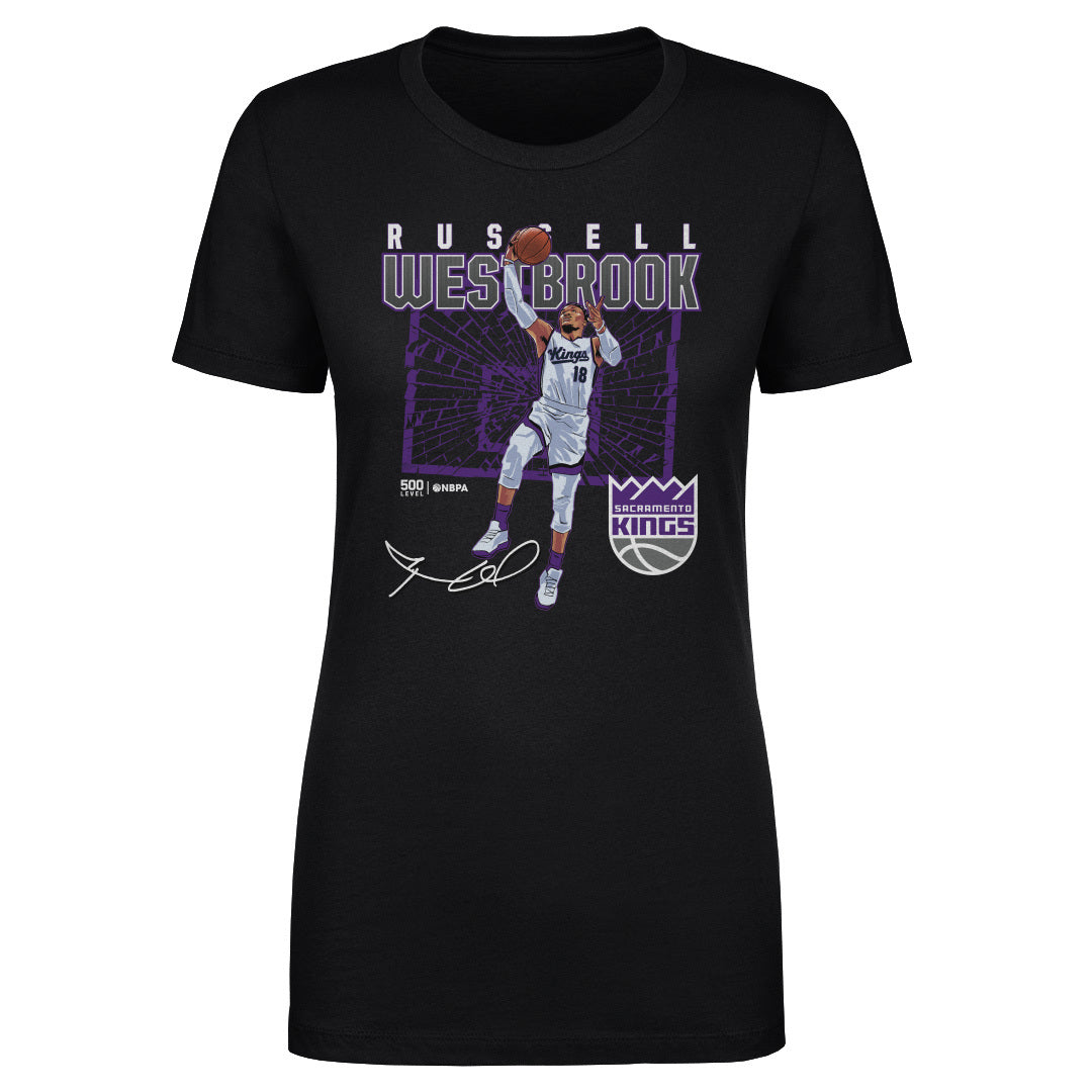 Russell Westbrook Sacramento Kings Shattered WHT