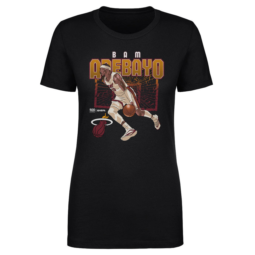 Bam Adebayo Miami Heat Shattered WHT