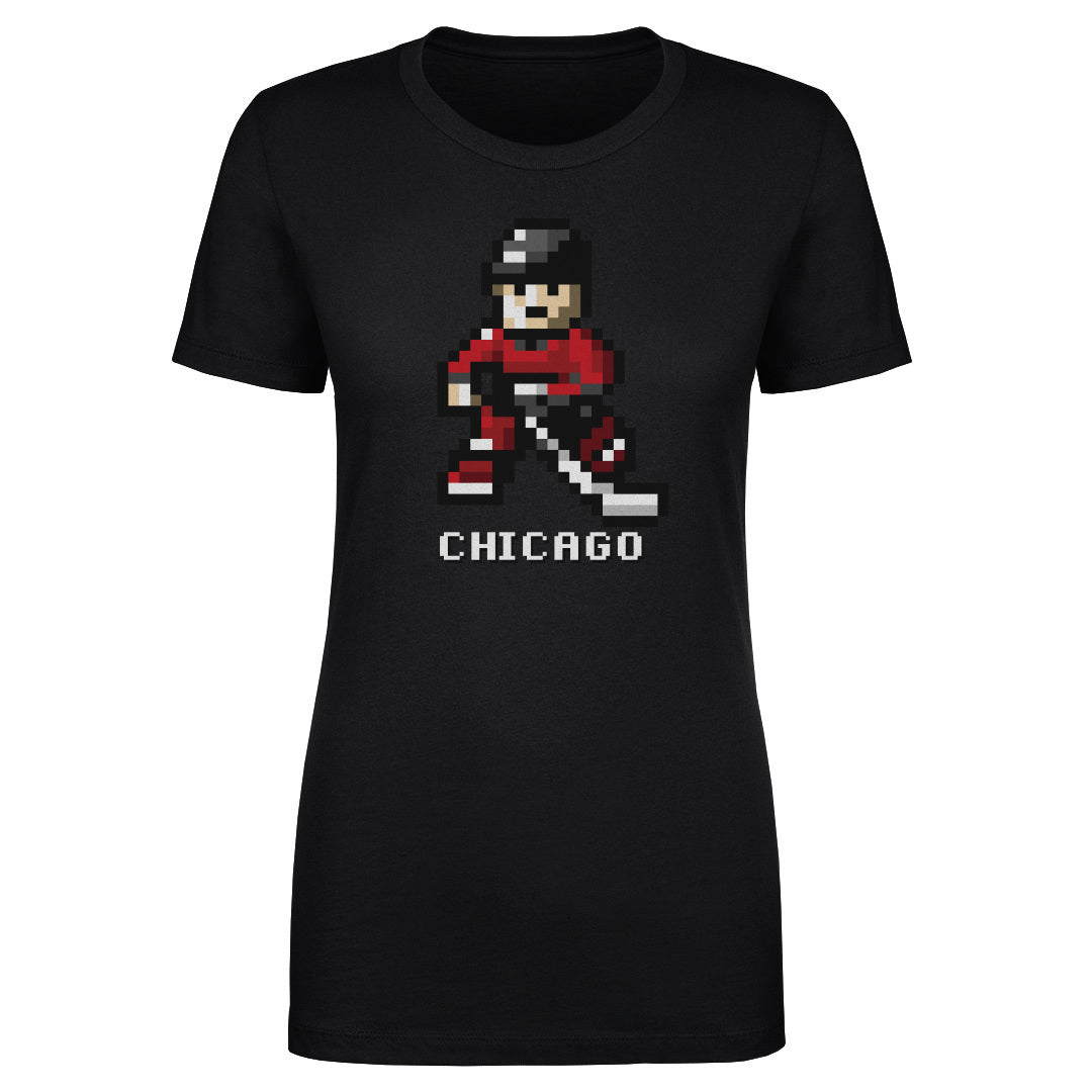 Chicago Hockey 8-bit WHT