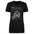 Anthony Edwards Minnesota Timberwolves Caricature Retro WHT