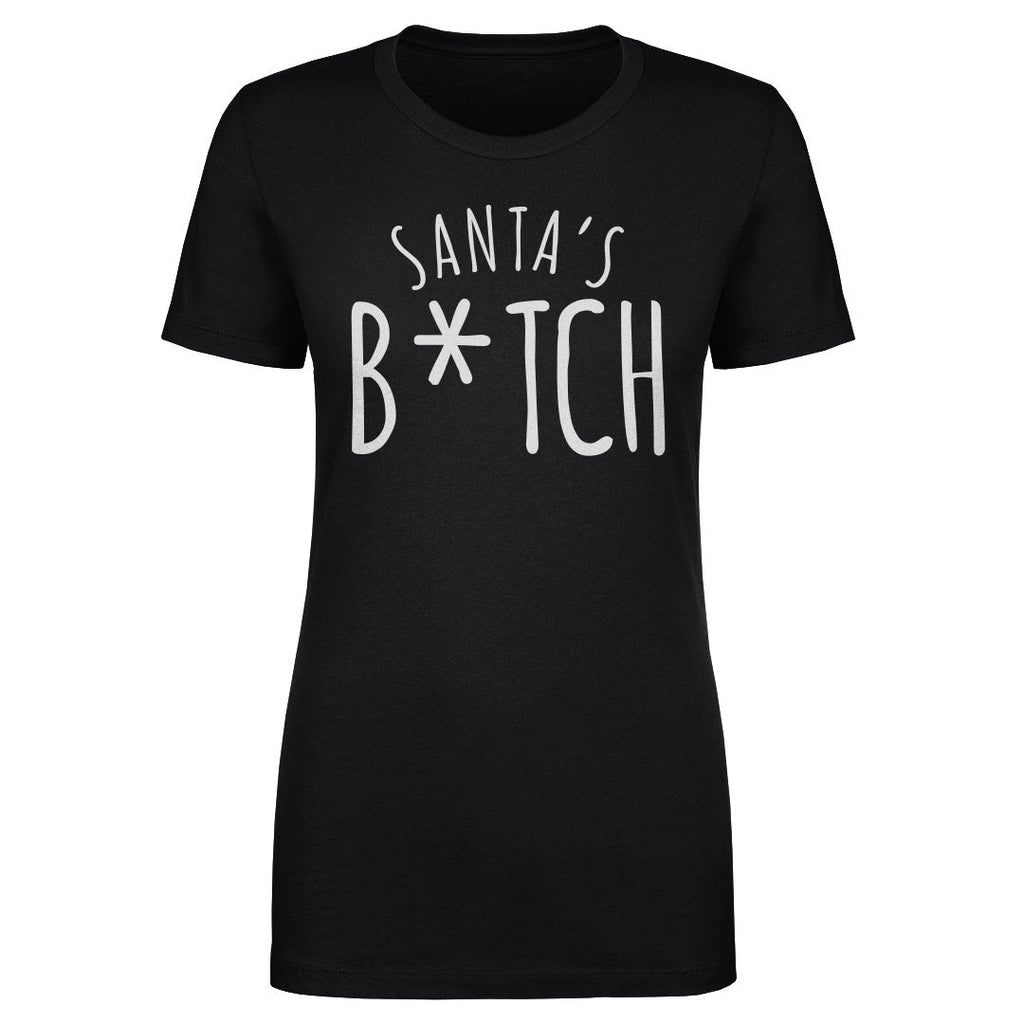 Christmas Santa's B-tch WHT