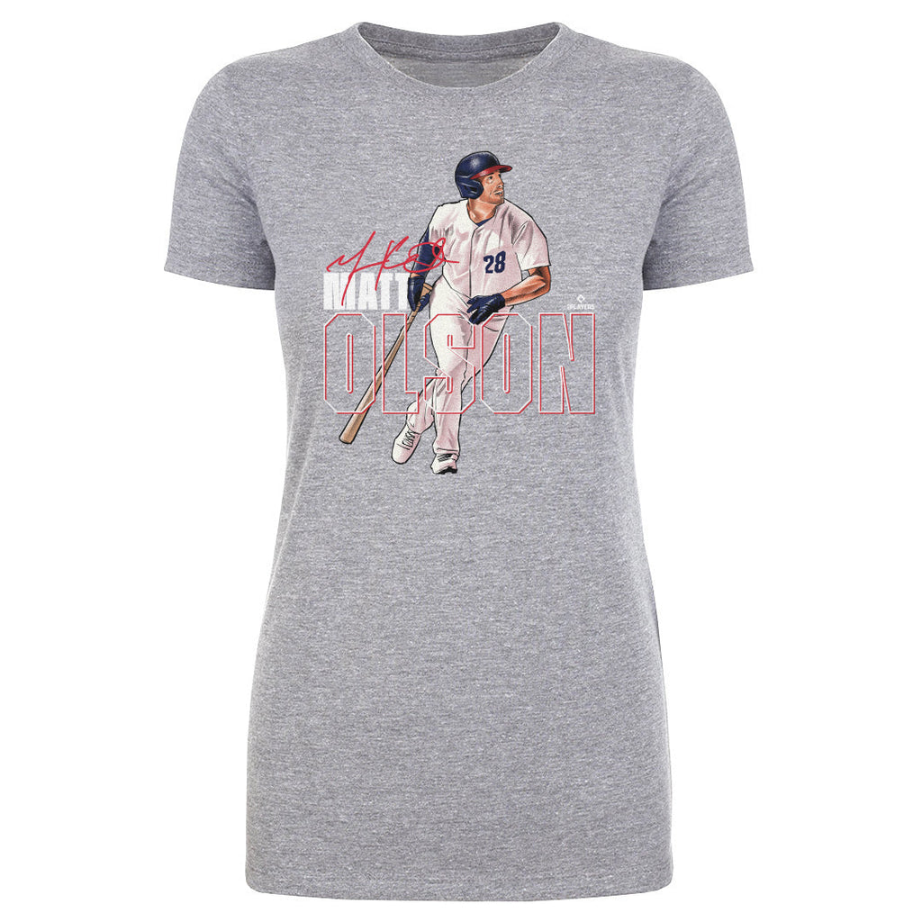 Matt Olson Atlanta Stance WHT