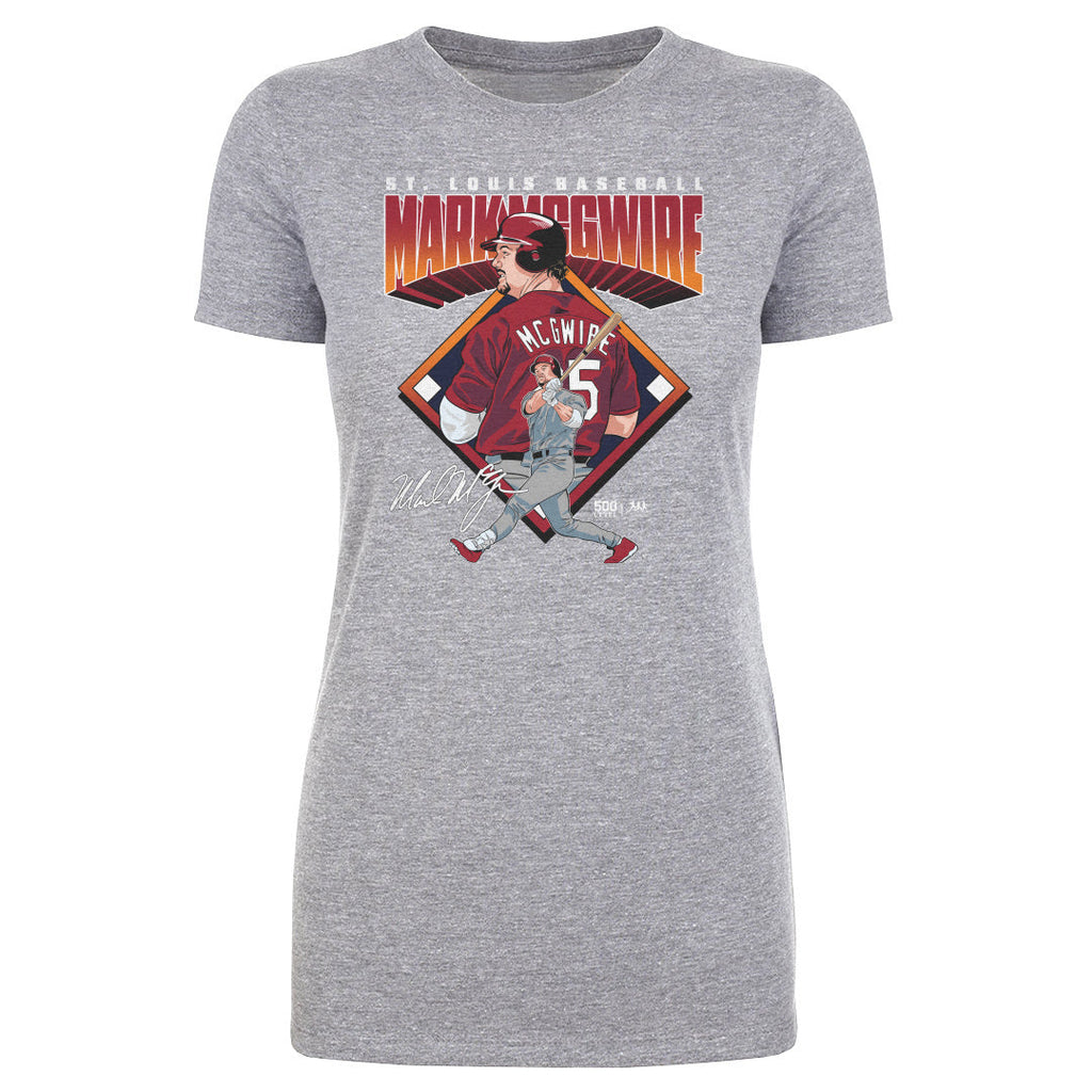 Mark McGwire St. Louis Baseball Diamond WHT