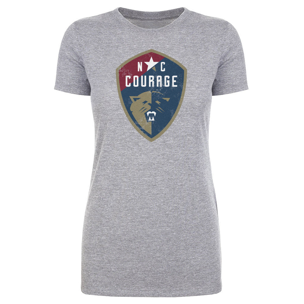 North Carolina Courage Vintage Primary Logo WHT