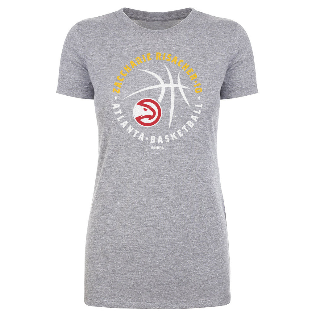 Zaccharie Risacher Atlanta Hawks Player Ball WHT