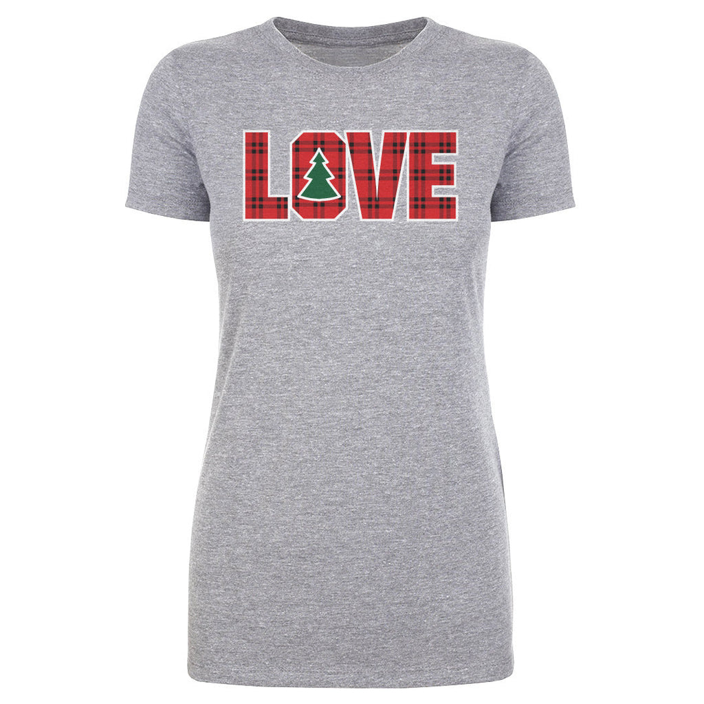 Christmas LOVE Christmas Plaid WHT