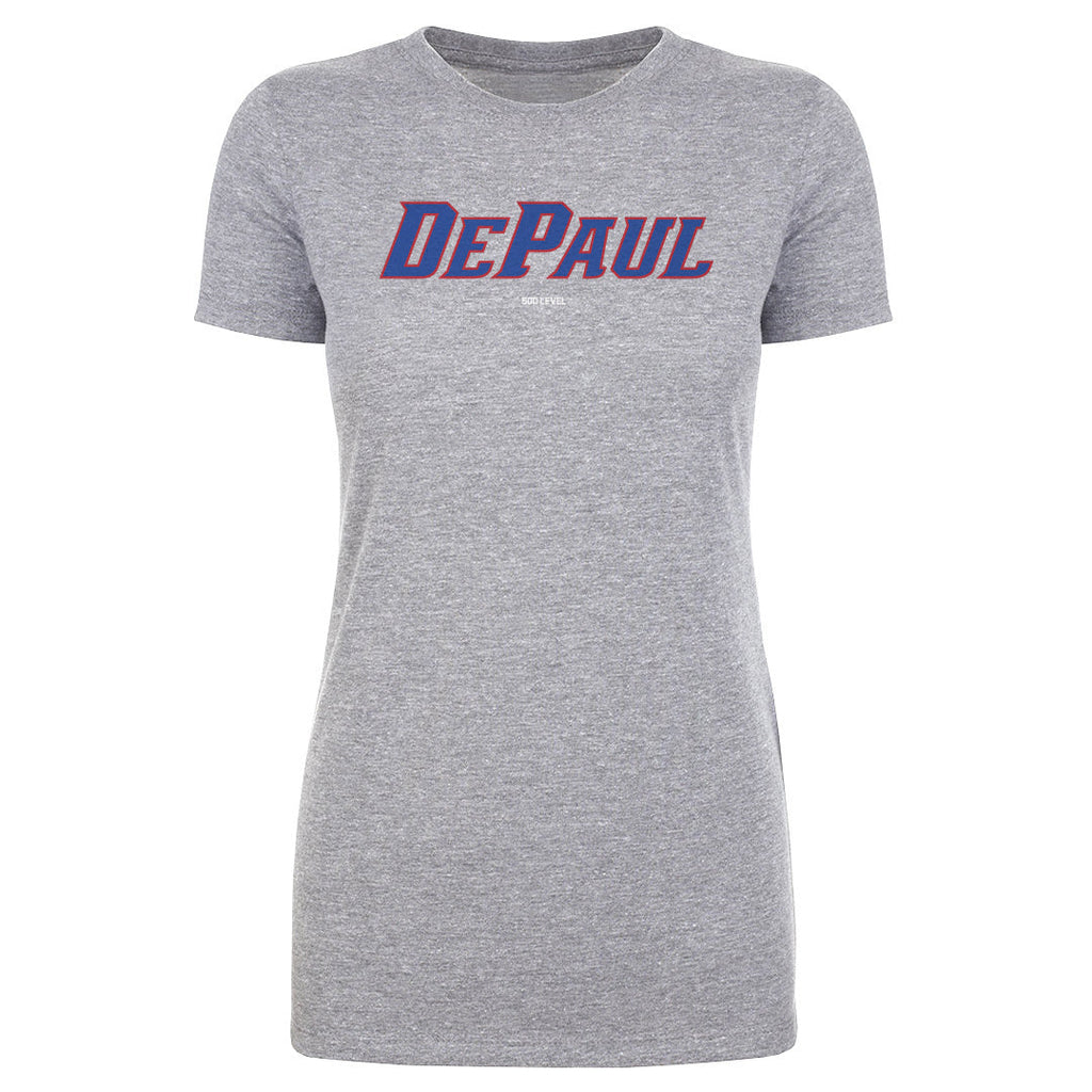 DePaul Blue Demons Wordmark WHT