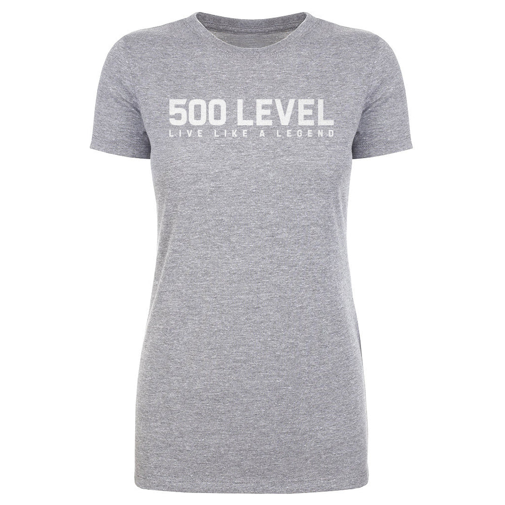 500 LEVEL Wordmark WHT