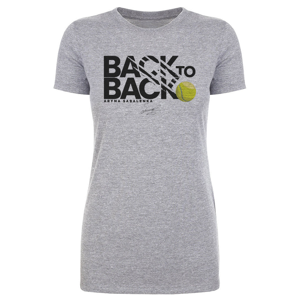 Aryna Sabalenka Back To Back Solid
